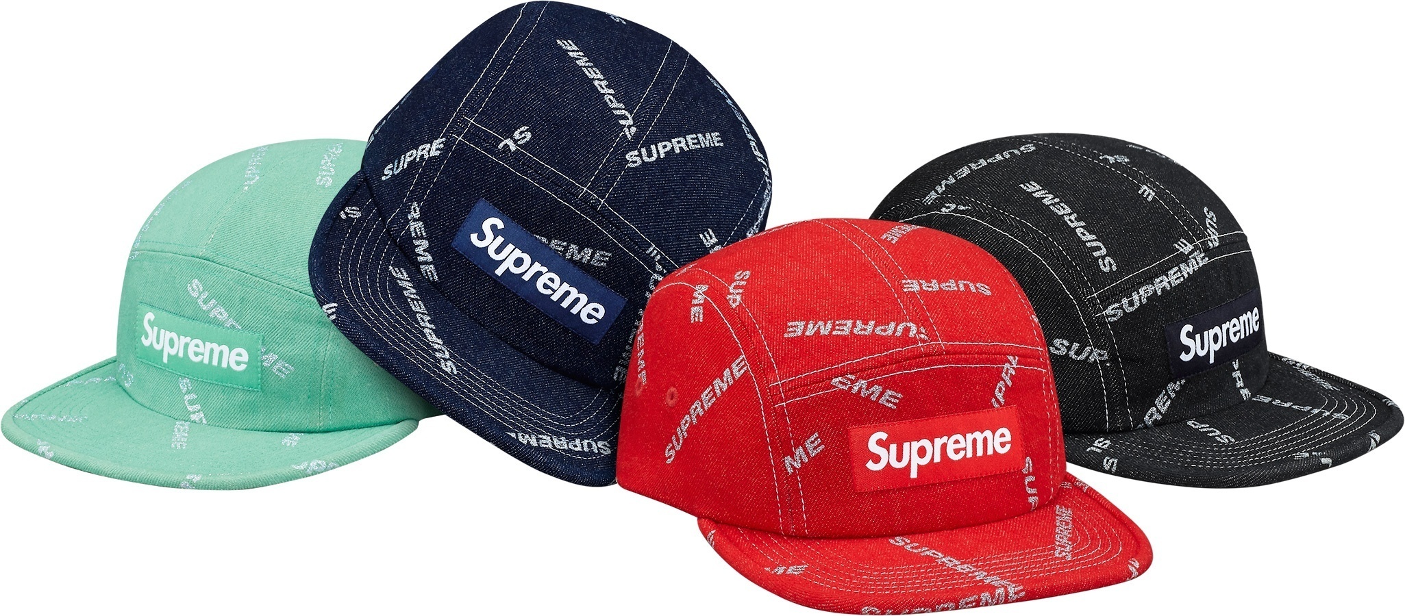 Denim Logo Camp Cap